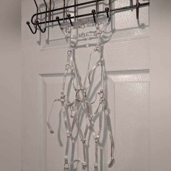 Other - White Strappy Body Harness